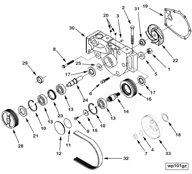 Water Pump | Cummins 3803605