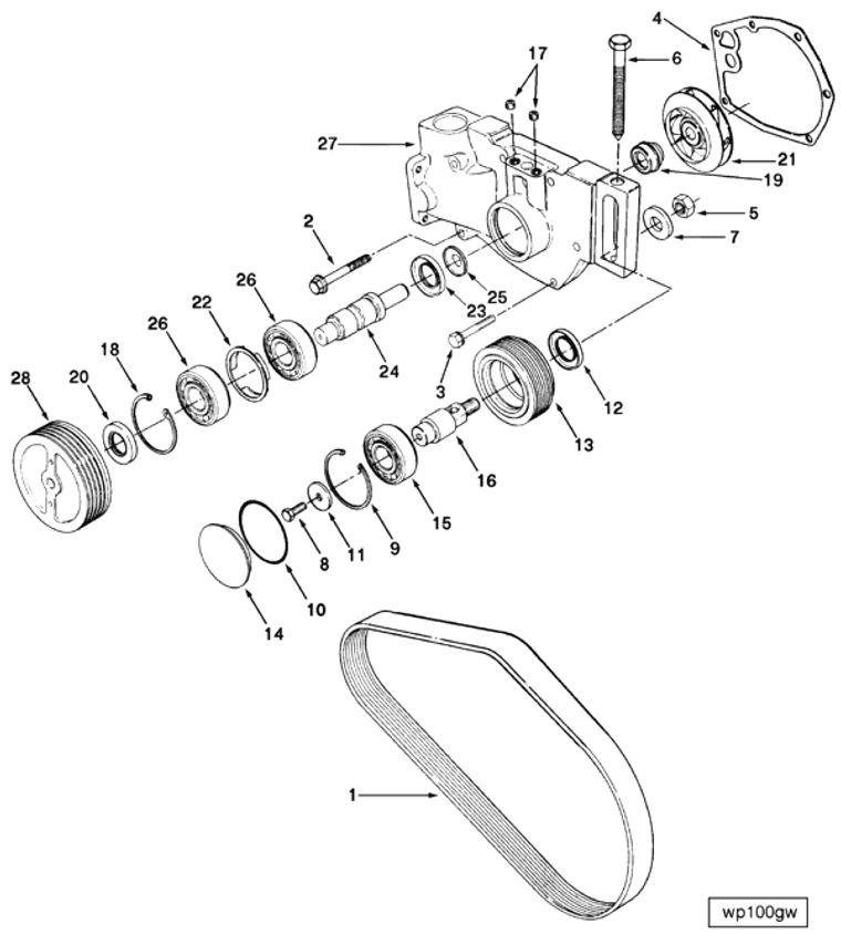 Water Pump | Cummins 3803612 | Water Pump Repair Kit