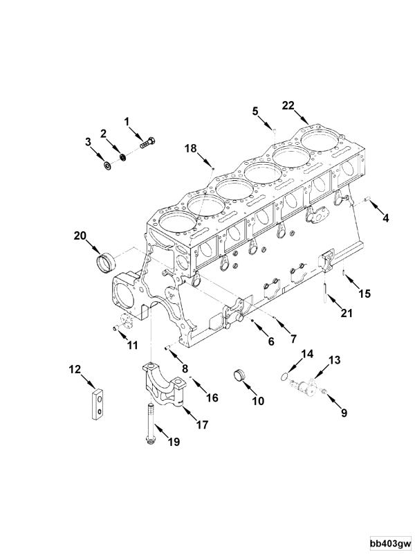 Cylinder Blok | Cummins 3804929