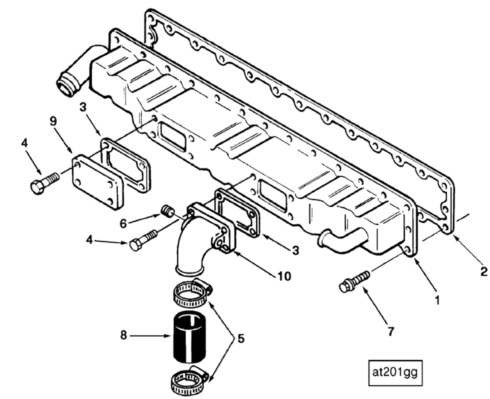 Gasket | Cummins 3818843 | Intake Manifold Cover Gasket