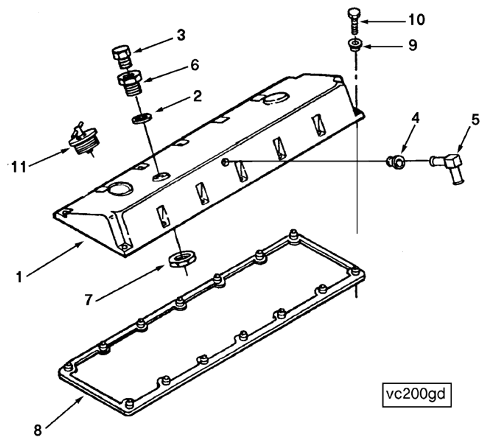 Rocker | Cummins 3819500 | Rocker Lever Top Level Assembly Cover