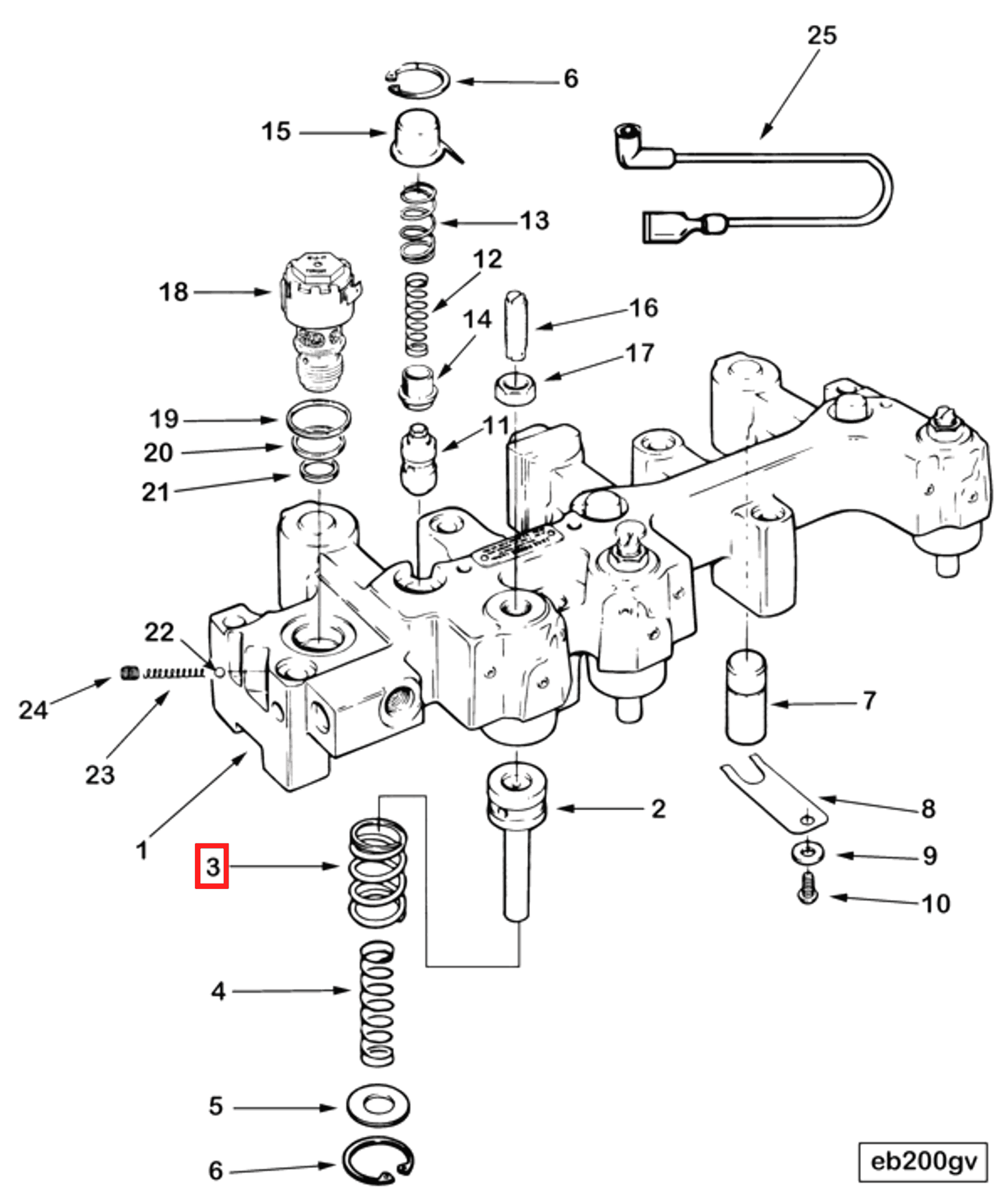 Piston | Cummins 3871353 | Outer Slave Piston Spring
