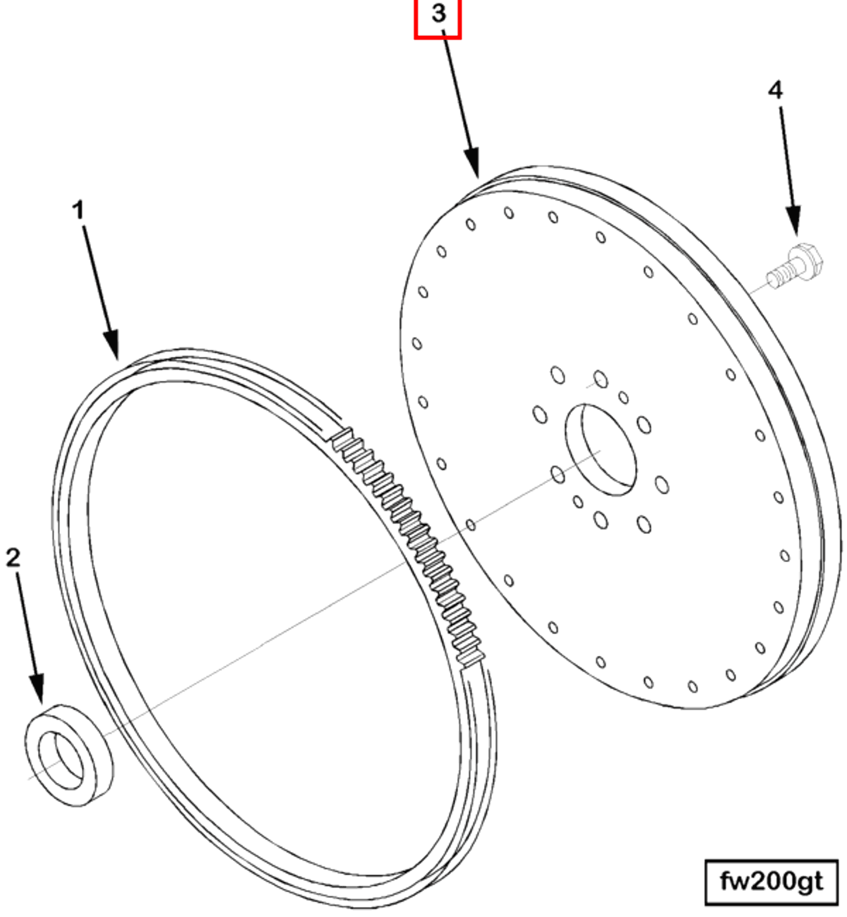 Flywheel | Cummins 3896409
