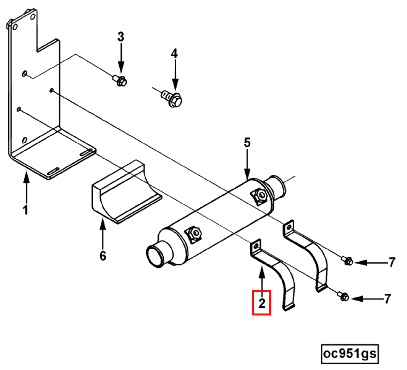 Retainer | Cummins 3897179 | Retainer Clamp