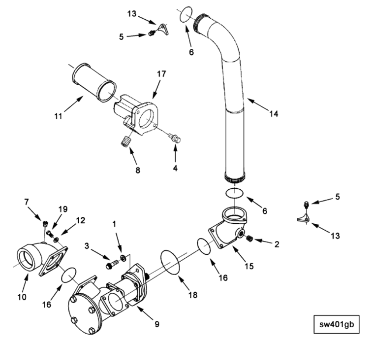 Water Pump | Cummins 3897385 | Water Pump Repair Kit