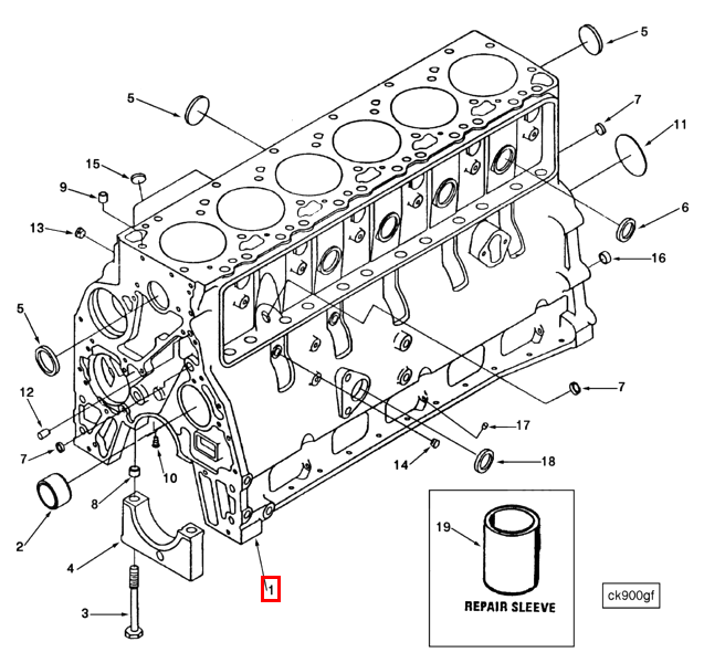 Cylinder Blok | Cummins 3901204