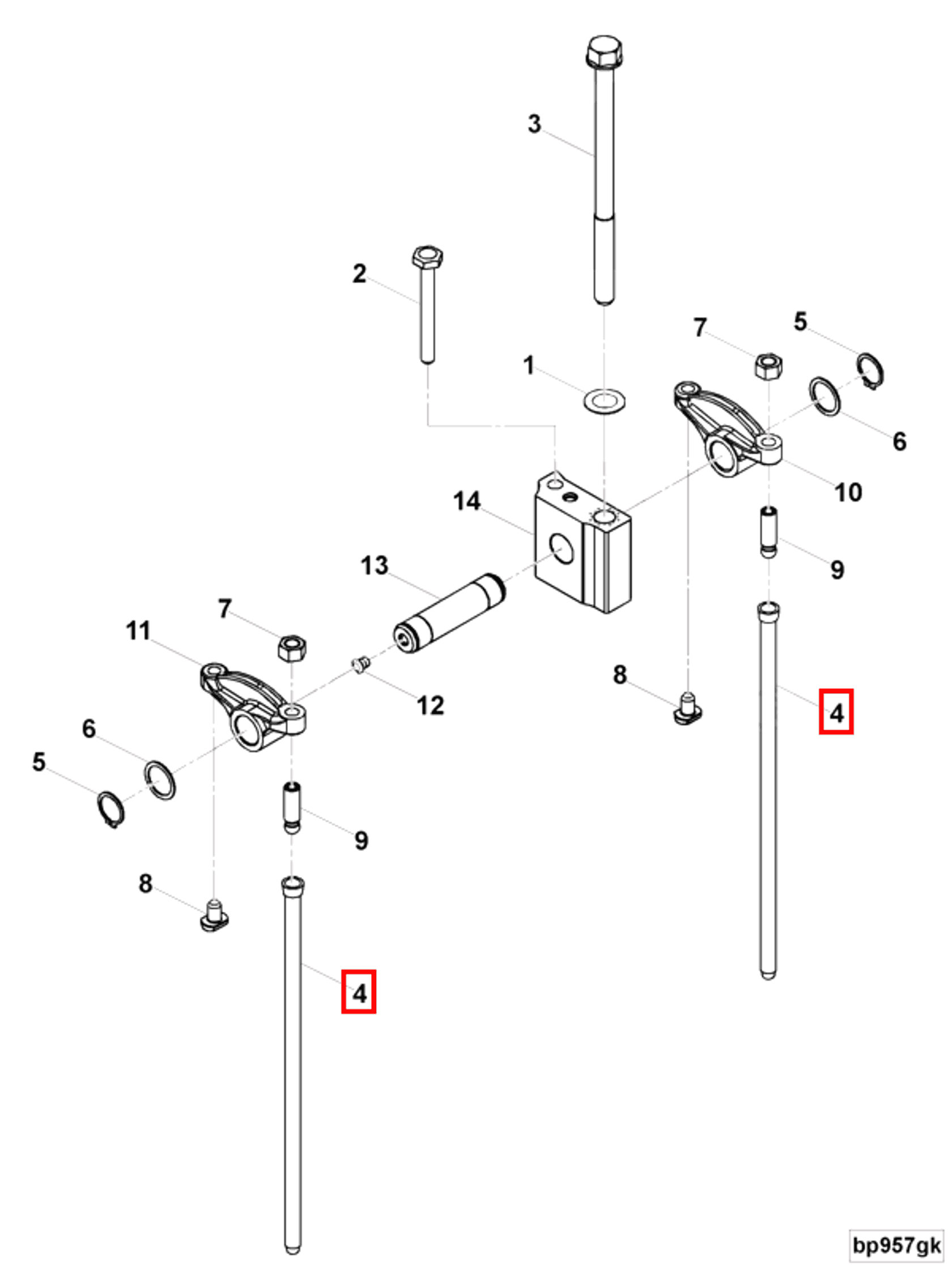 Push Rod | Cummins 3904679