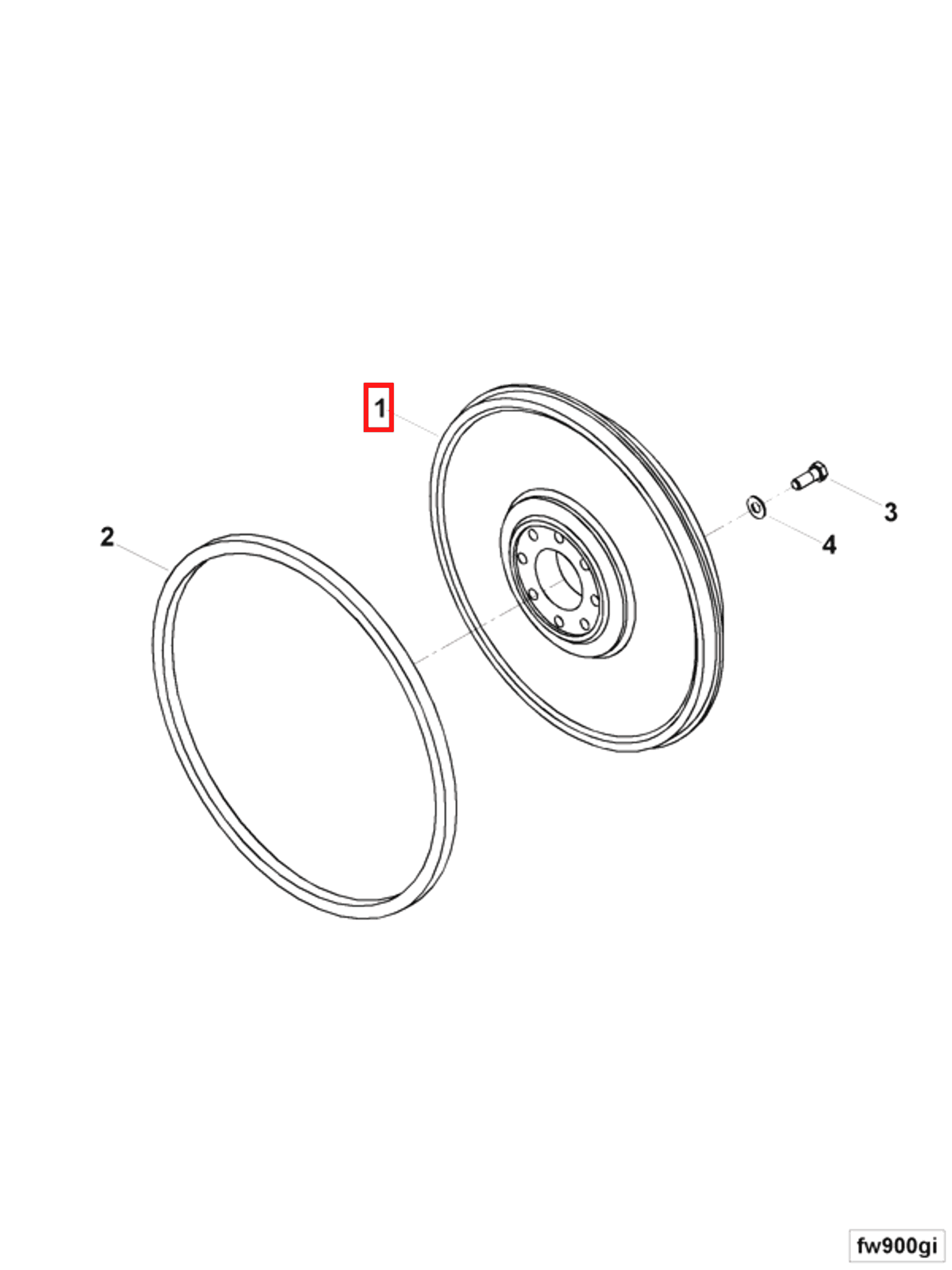 Flywheel | Cummins 3906393