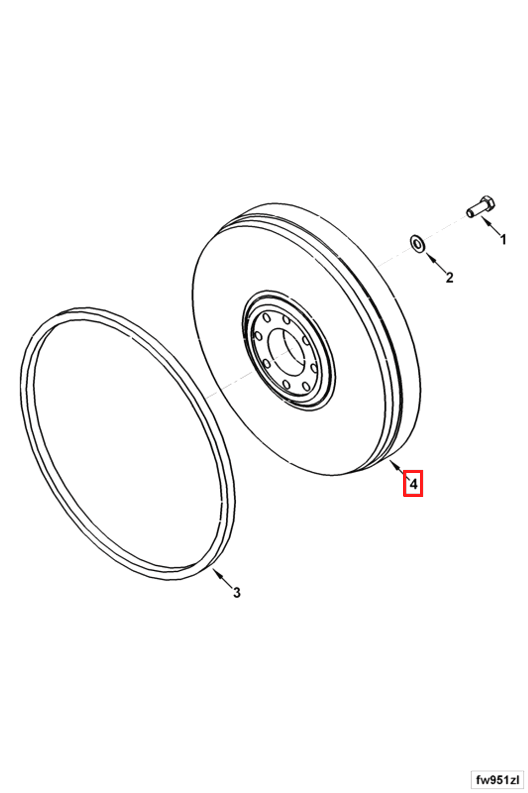 Flywheel | Cummins 3913035