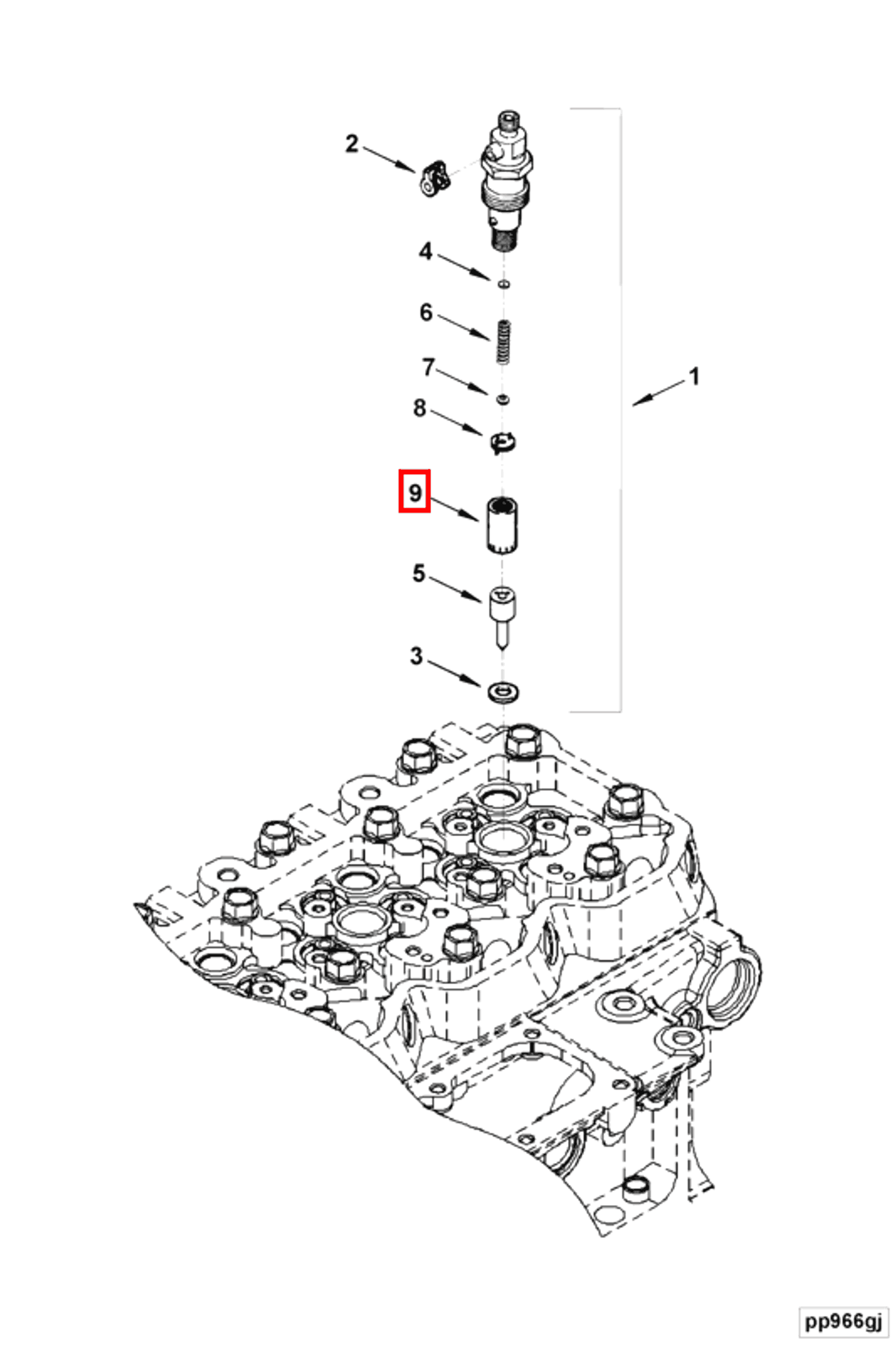 Retainer | Cummins 3915120 | Injector Nozzle Retainer