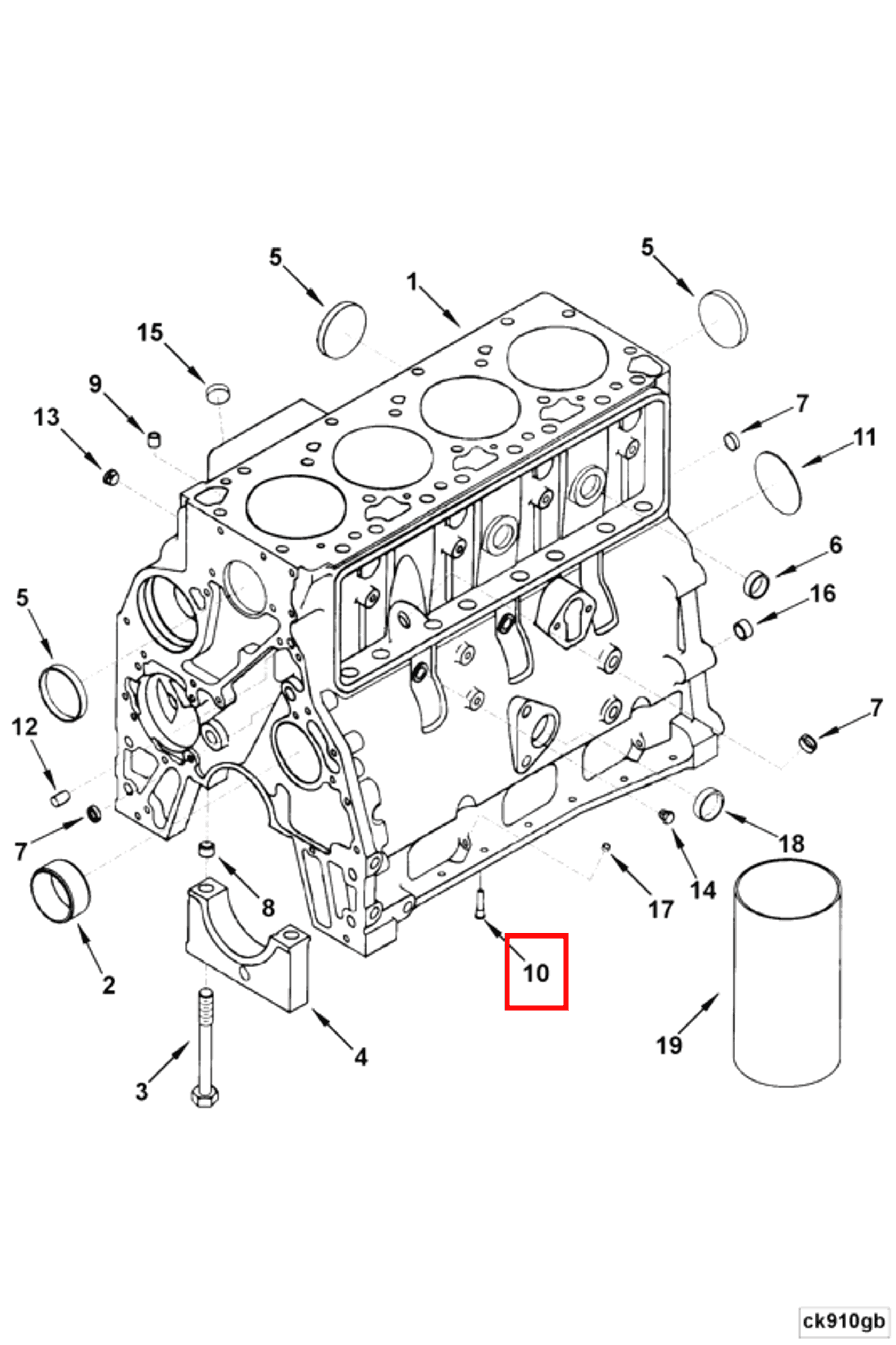 Piston | Cummins 3919002 | Piston Cooling Nozzle
