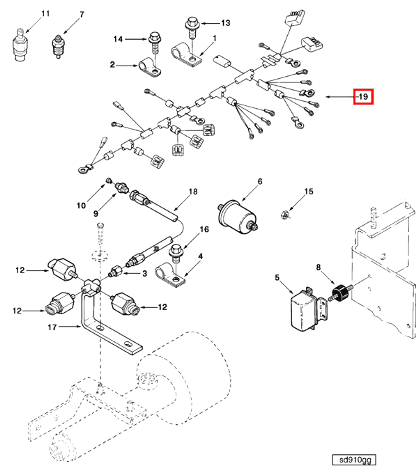 Ring | Cummins 3921786 | Wiring Harness