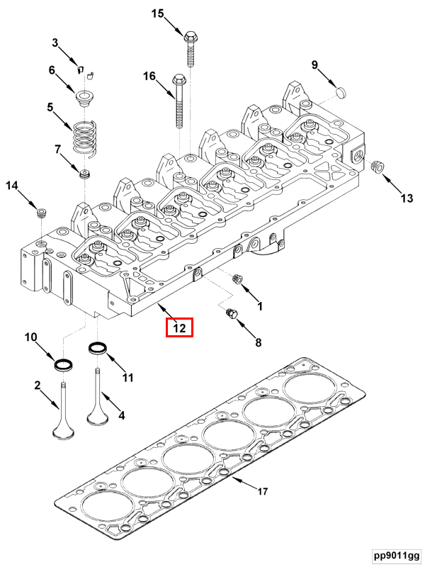 Cylinder Head | Cummins 3922730