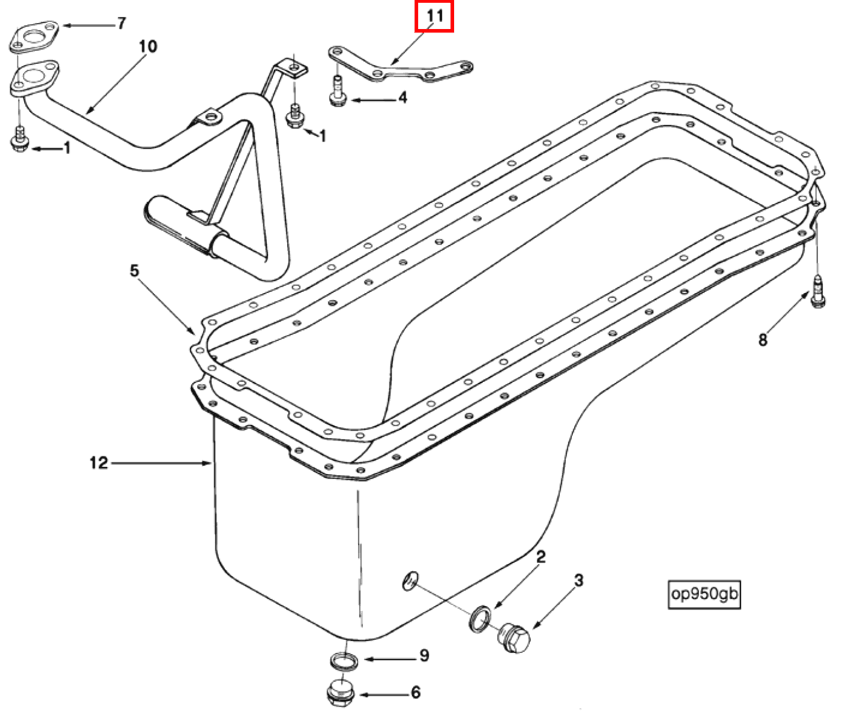 Retainer | Cummins 3923429 | Retaining Brace