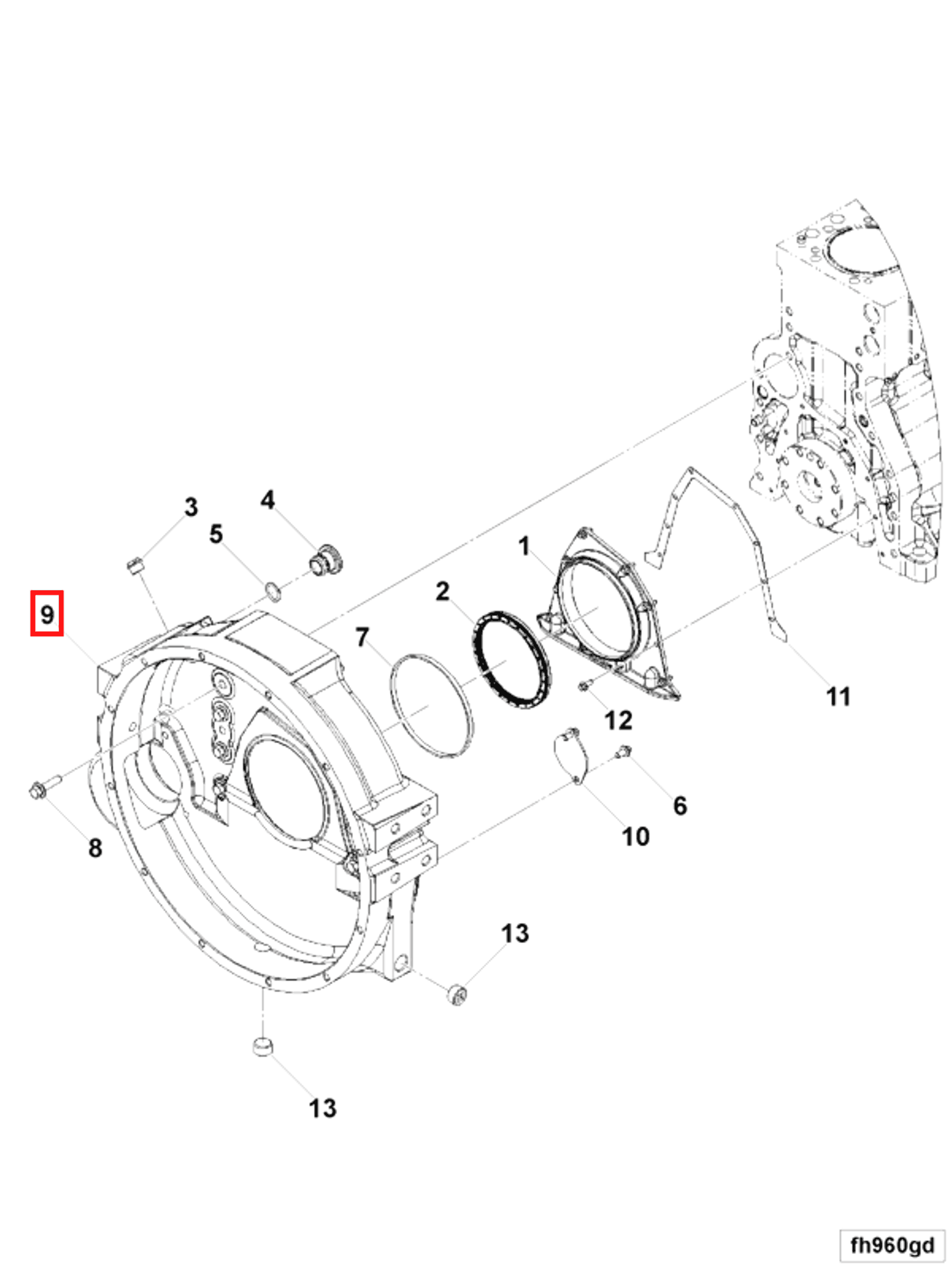 Flywheel | Cummins 3924581 | Flywheel Housing