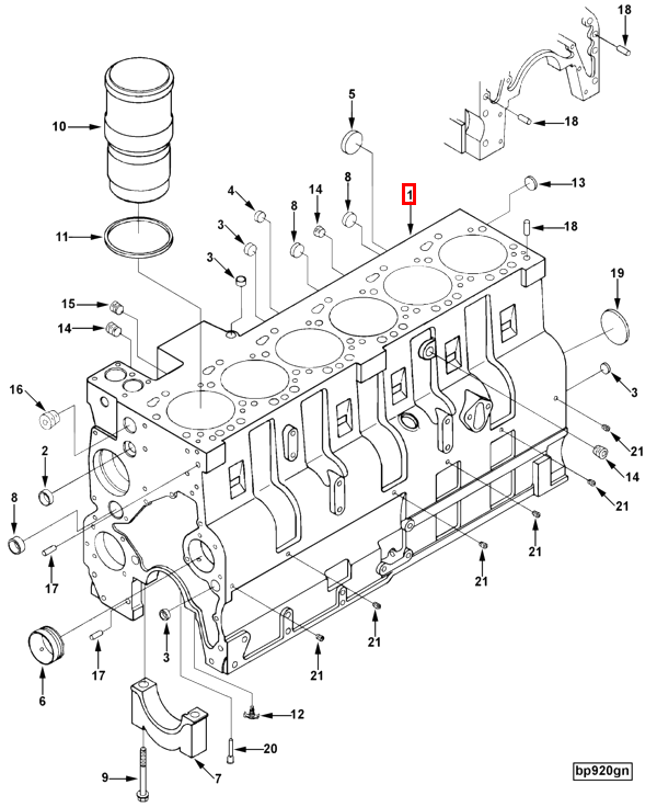 Cylinder Blok | Cummins 3928963