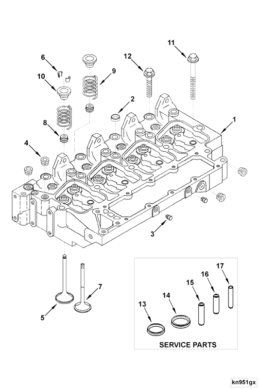 Cylinder Head | Cummins 3929736