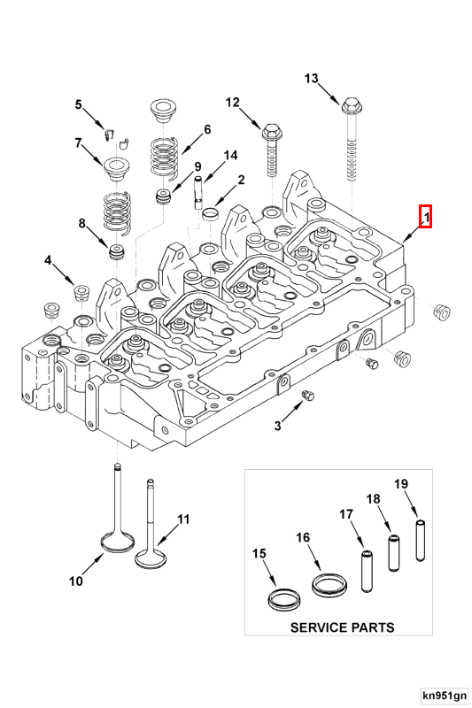 Cylinder Head | Cummins 3929796