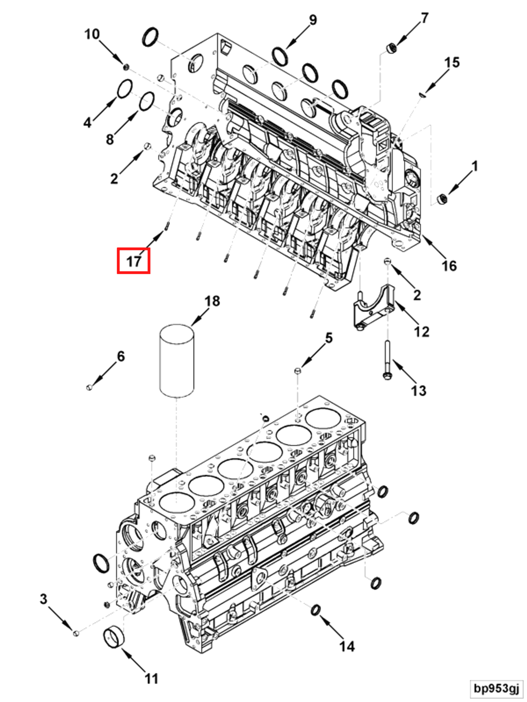 Piston | Cummins 3930139 | Piston Cooling Nozzle