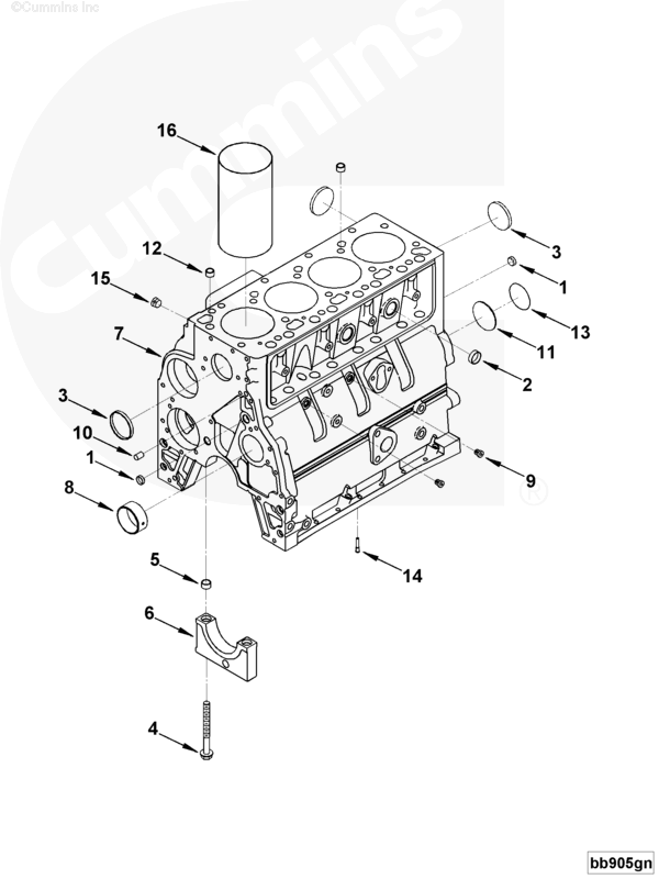 Cylinder Blok | Cummins 3934567 | Cylinder Block Kit