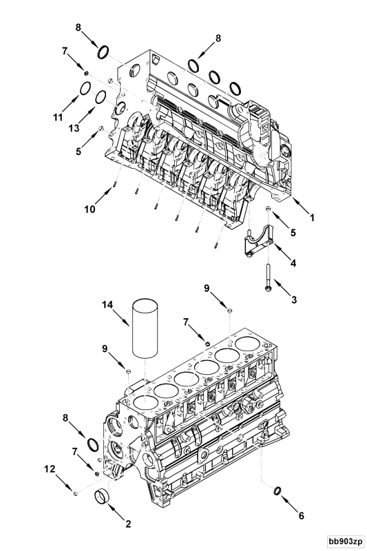 Cylinder Blok | Cummins 3935934