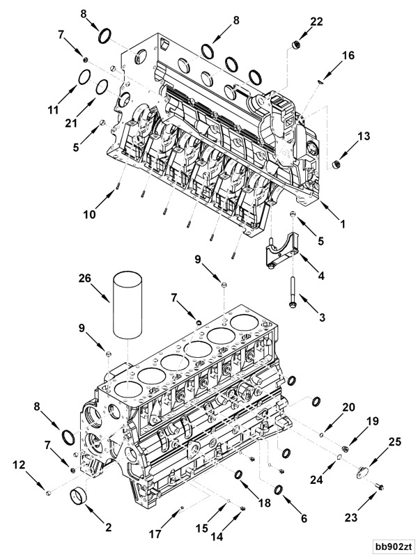 Cylinder Blok | Cummins 3935943