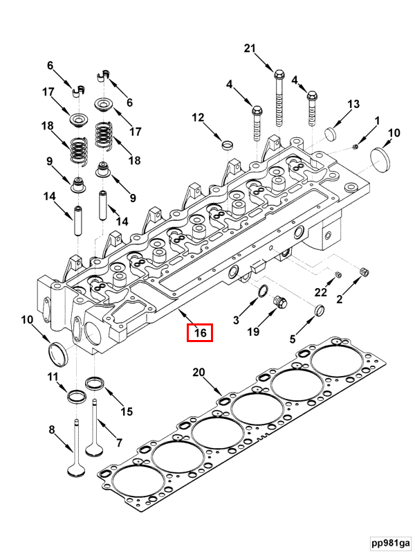 Cylinder Head | Cummins 3936156