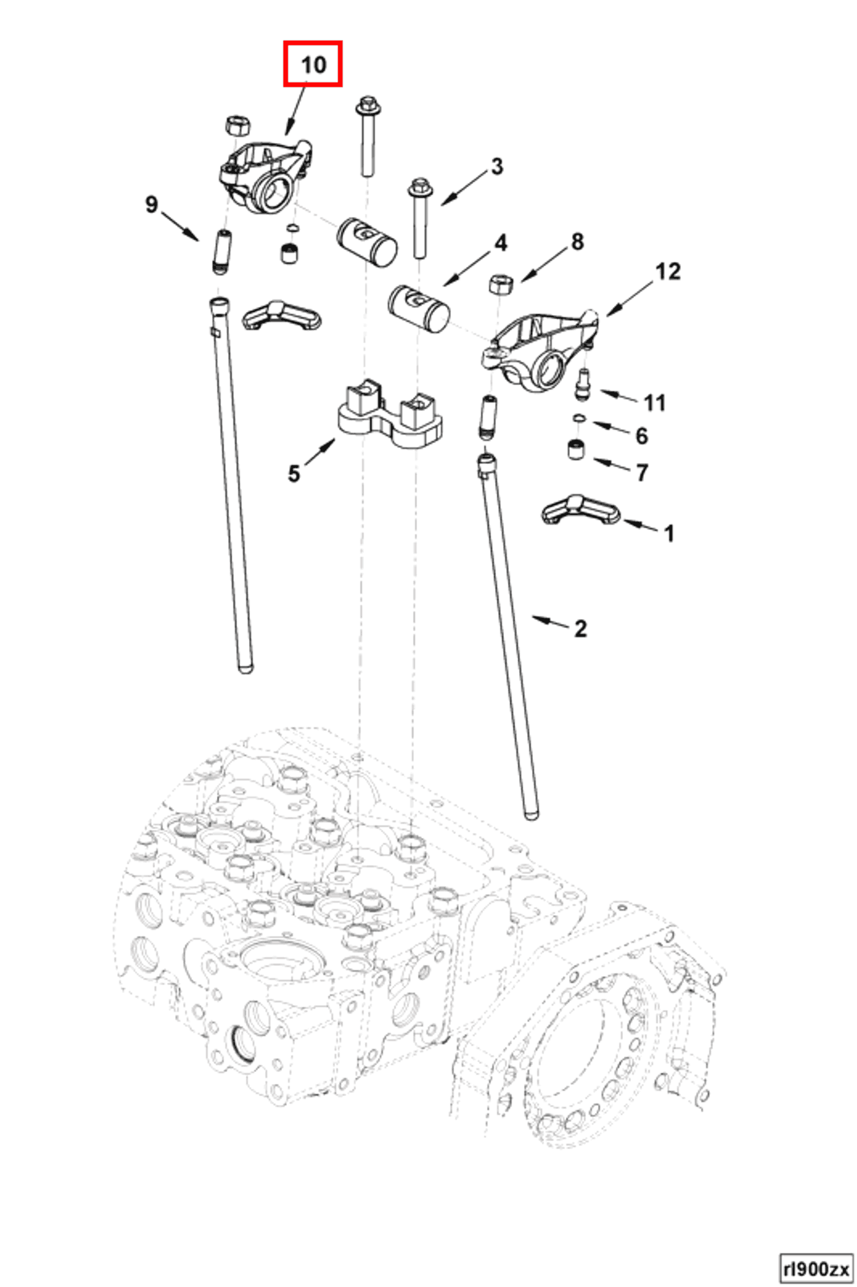 Rocker | Cummins 3941927 | Rocker Lever