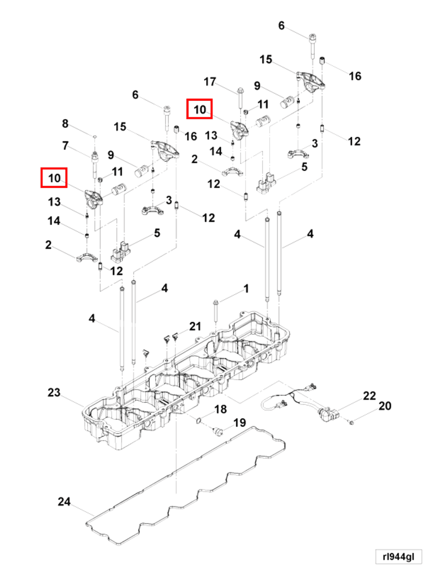 Rocker | Cummins 3941934 | Rocker Lever