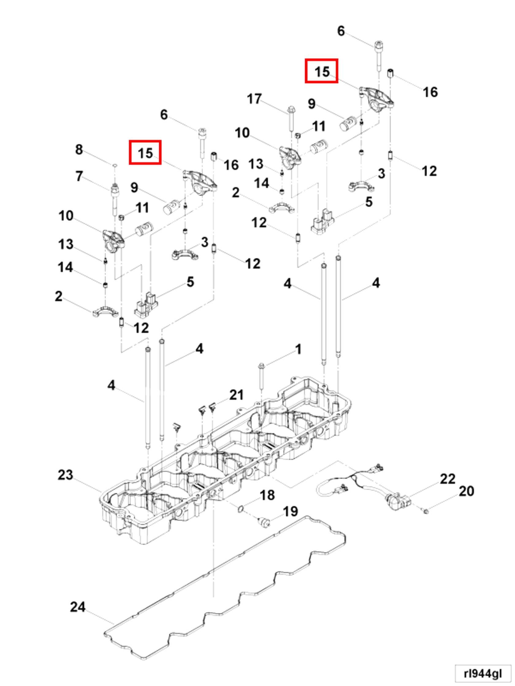 Rocker | Cummins 3941937 | Rocker Lever