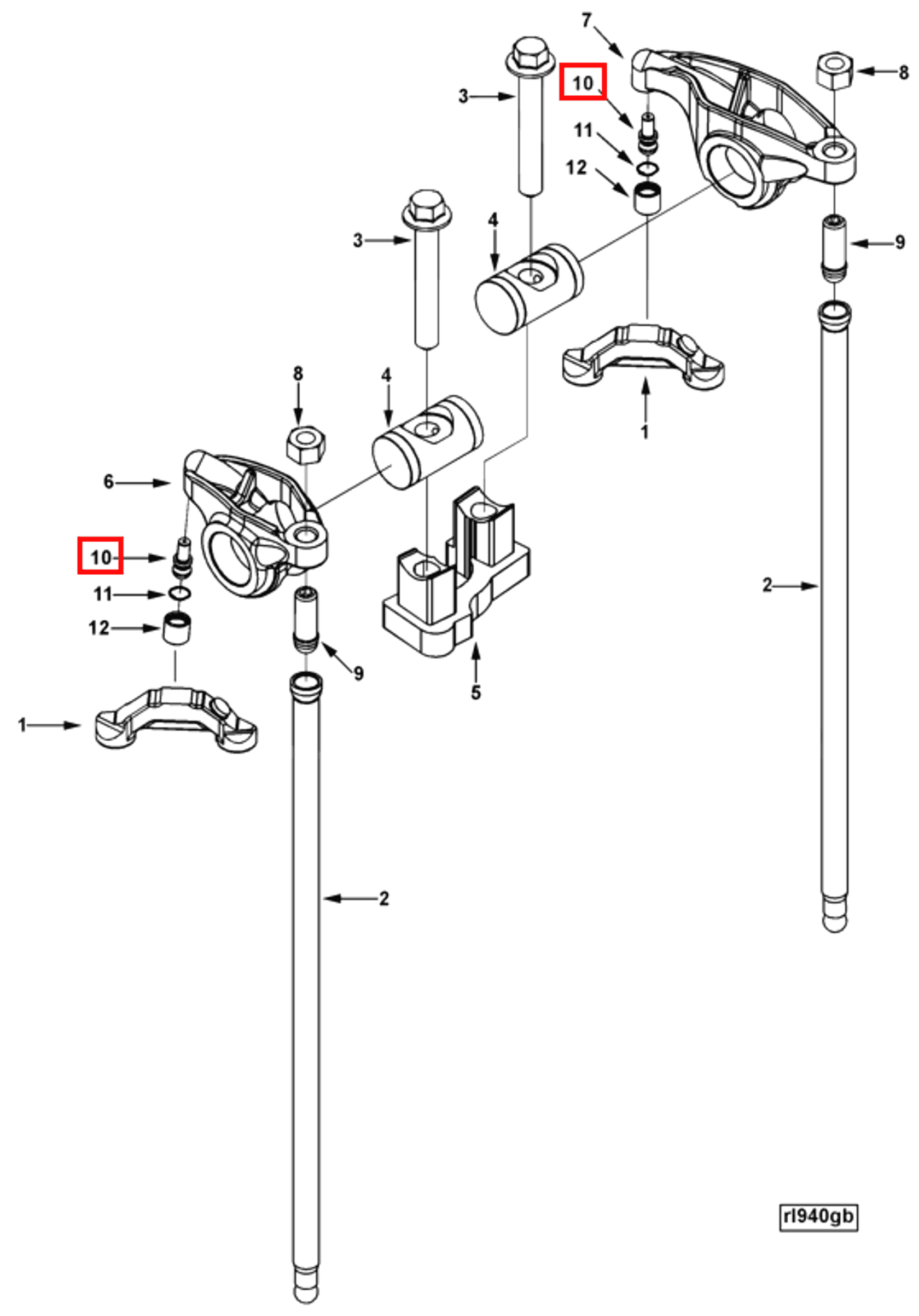 Rocker | Cummins 3942730 | Rocker Lever Ball