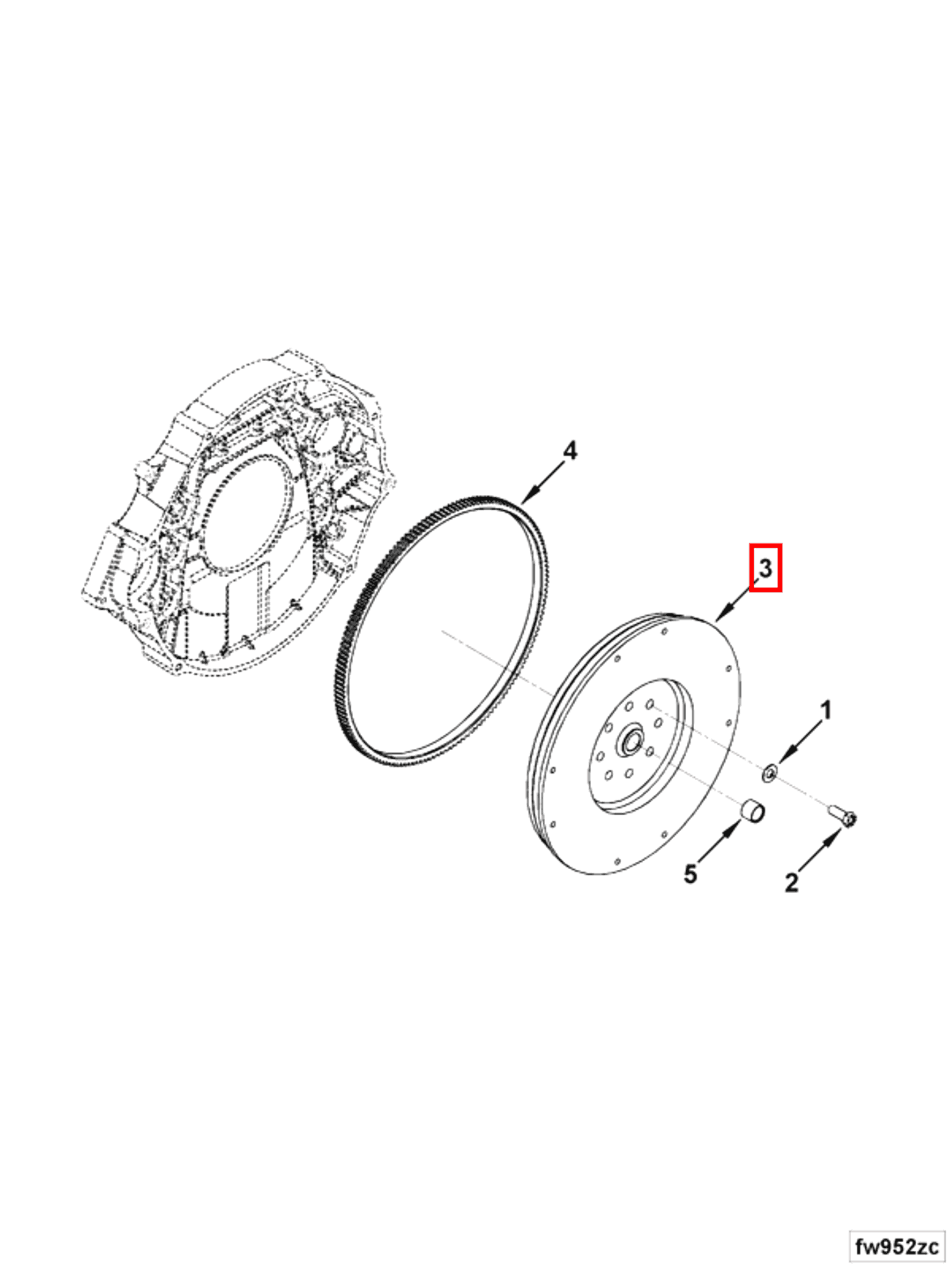 Flywheel | Cummins 3942798