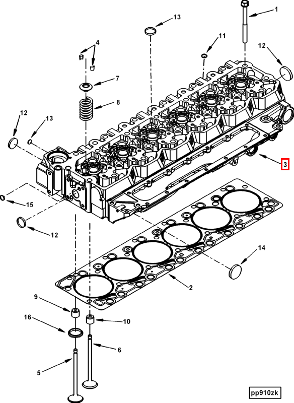 Cylinder Head | Cummins 3942840