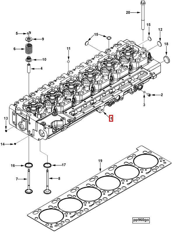 Cylinder Head | Cummins 3942952