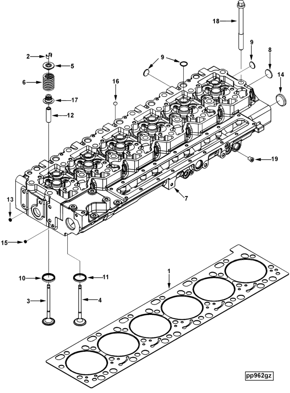Cylinder Head | Cummins 3948583