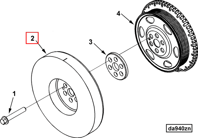 Vibration Damper | Cummins 3954927 | Viscous Vibration Damper