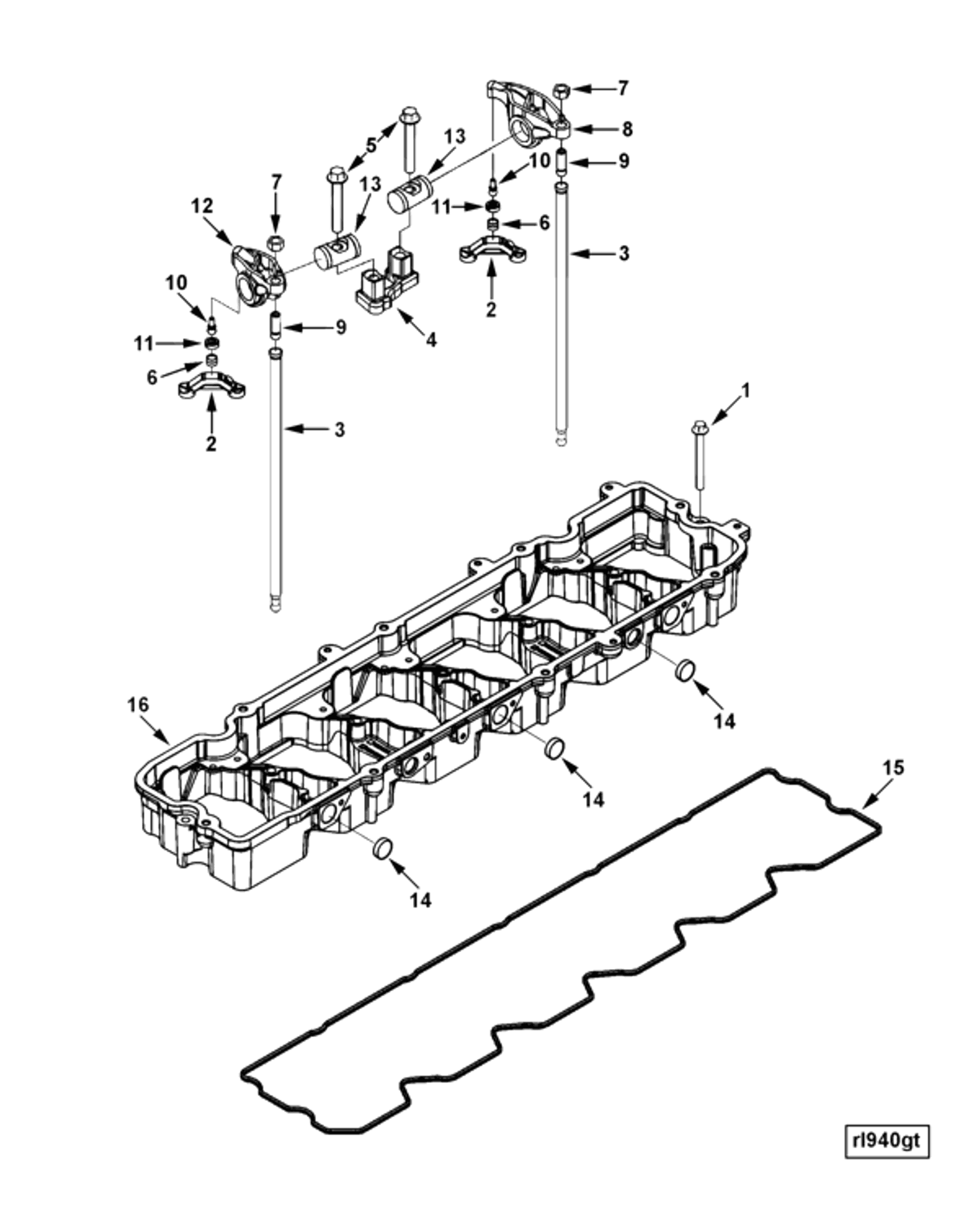 Rocker | Cummins 3964713 | Rocker Lever