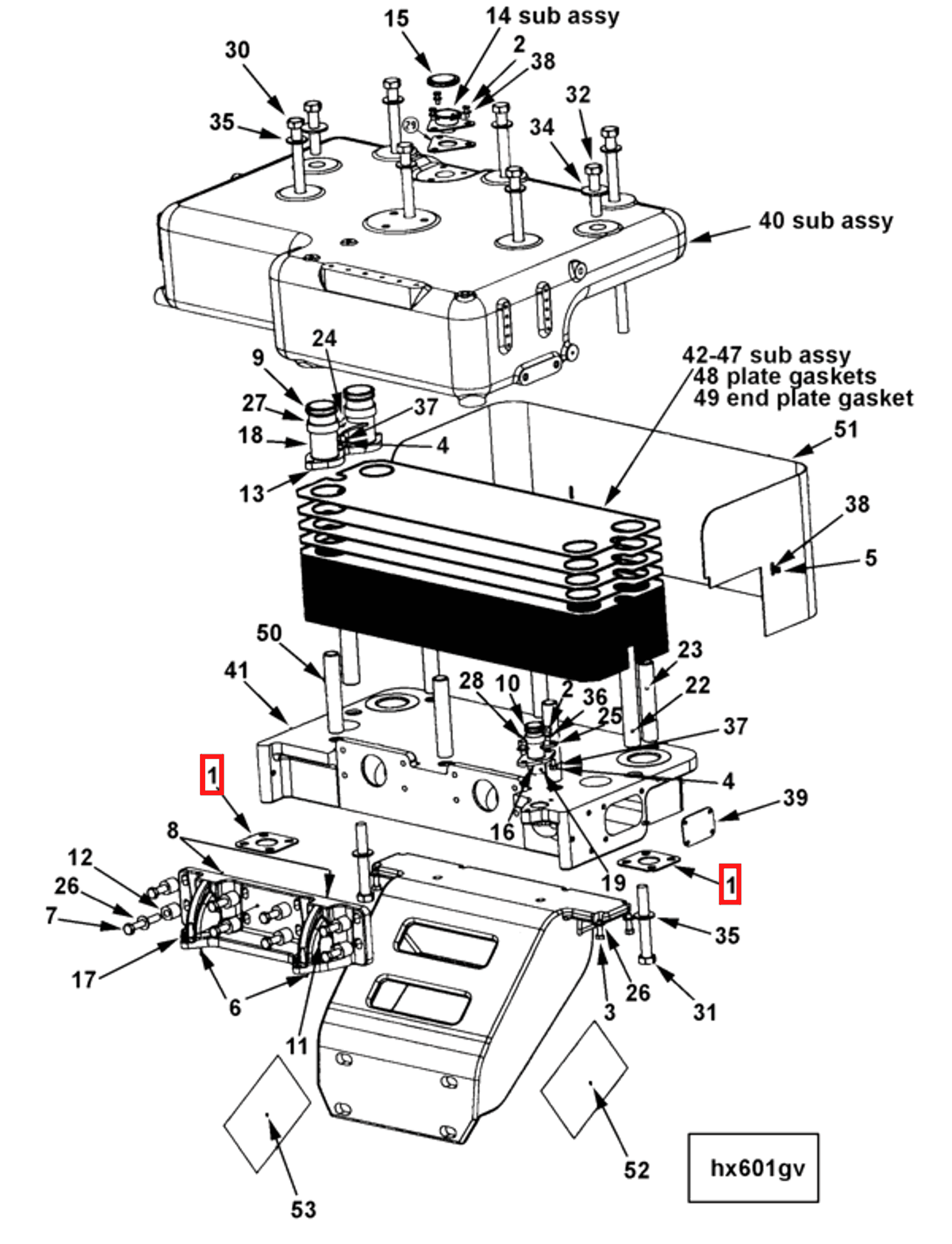 Gasket | Cummins 3965746 | Gasket