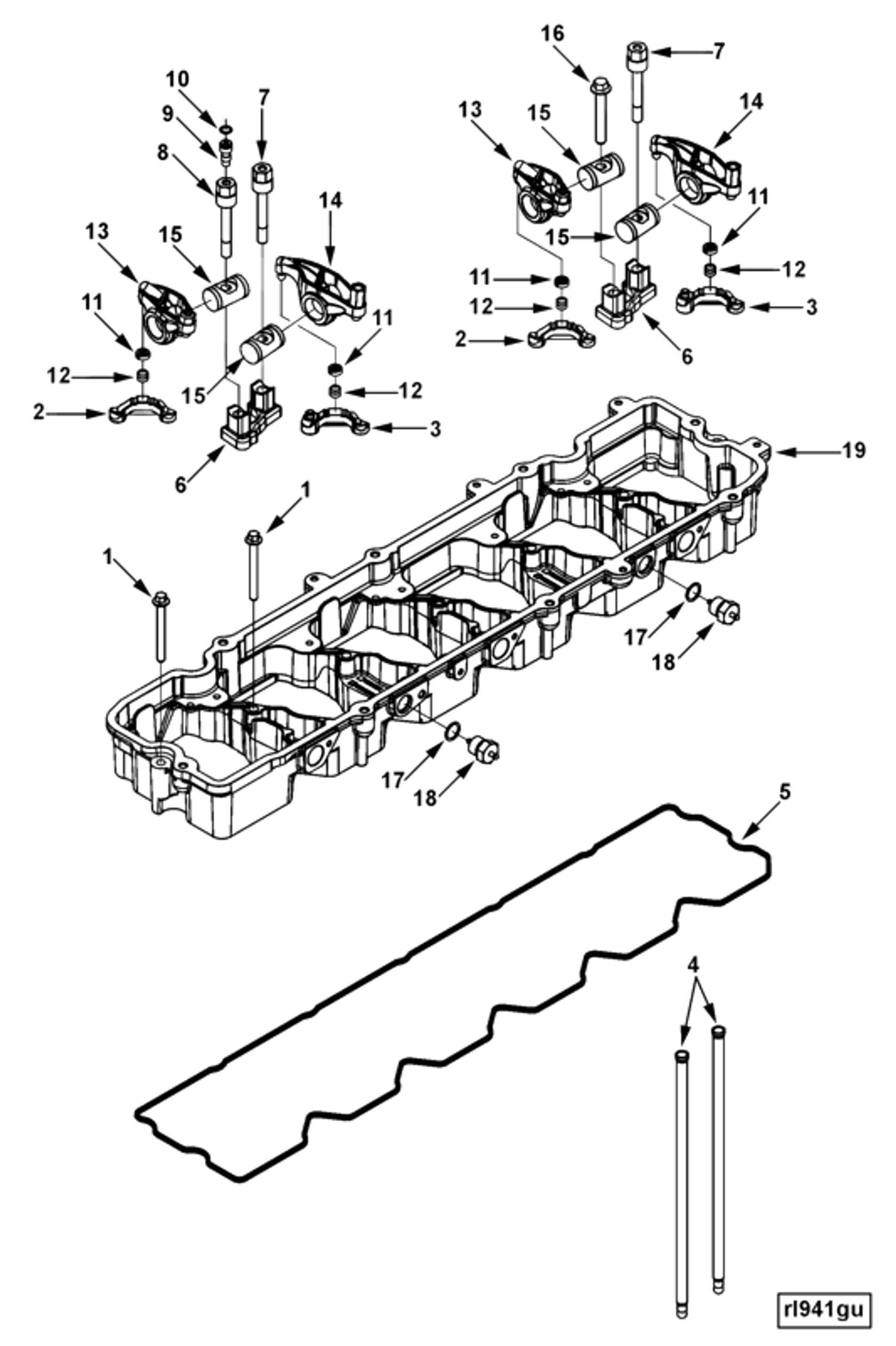 Rocker | Cummins 3966277 | Rocker Lever
