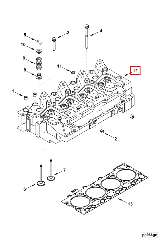 Cylinder Head | Cummins 3966447