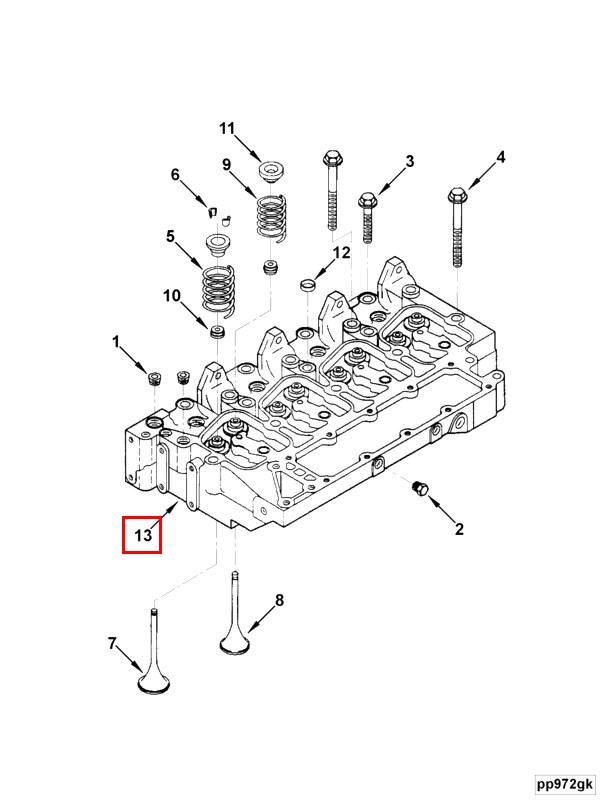 Cylinder Head | Cummins 3966449