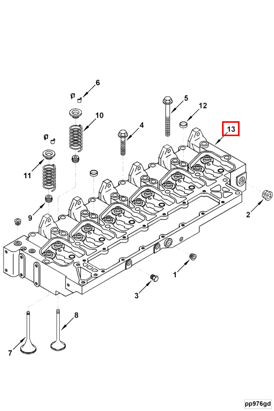 Cylinder Head | Cummins 3966453