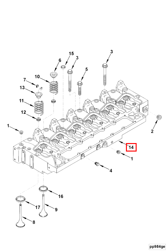 Cylinder Head | Cummins 3966455