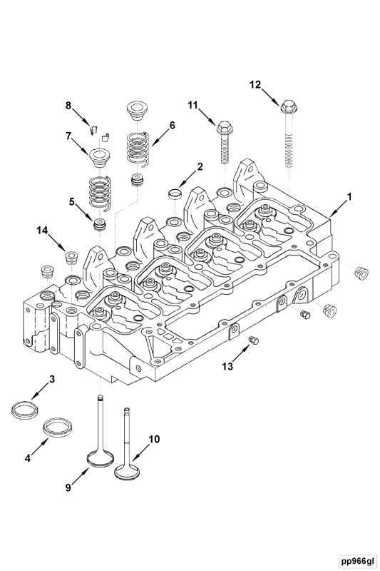 Cylinder Head | Cummins 3966458