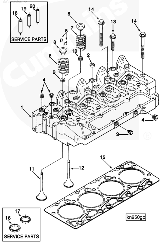 Cylinder Head | Cummins 3967430