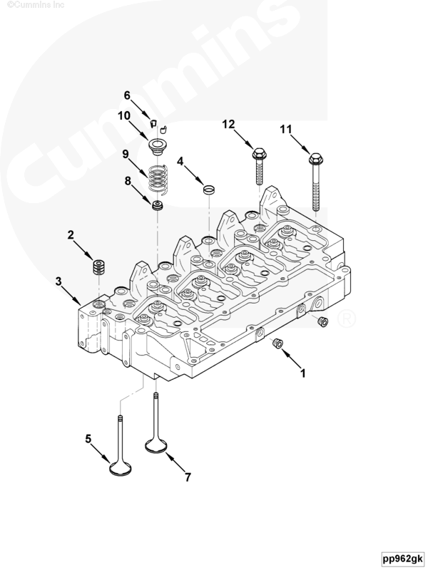 Cylinder Head | Cummins 3967444