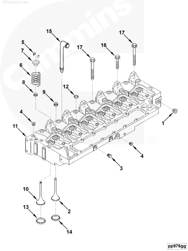 Cylinder Head | Cummins 3967931