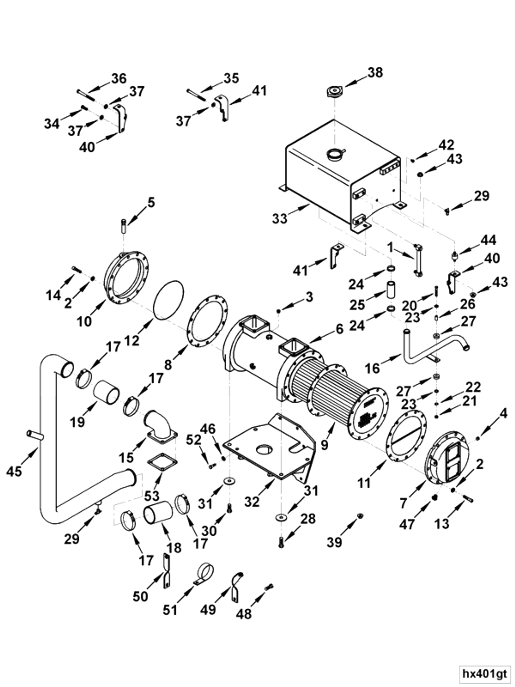 Heat Exchanger | Cummins 3968810 | Heat Exchanger