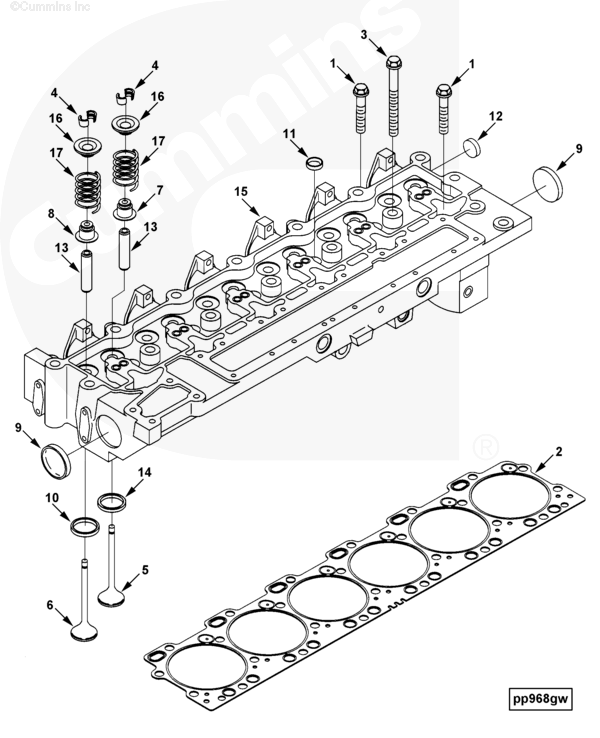 Cylinder Head | Cummins 3968902