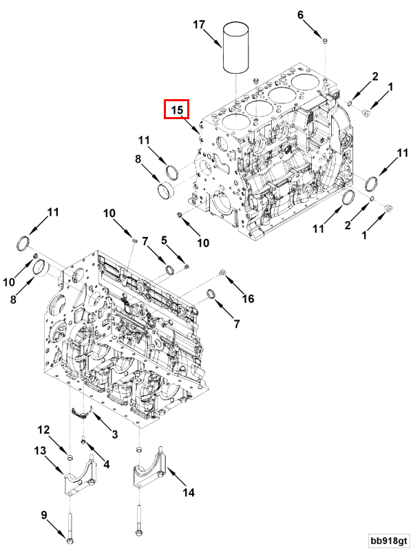 Cylinder Blok | Cummins 3969074